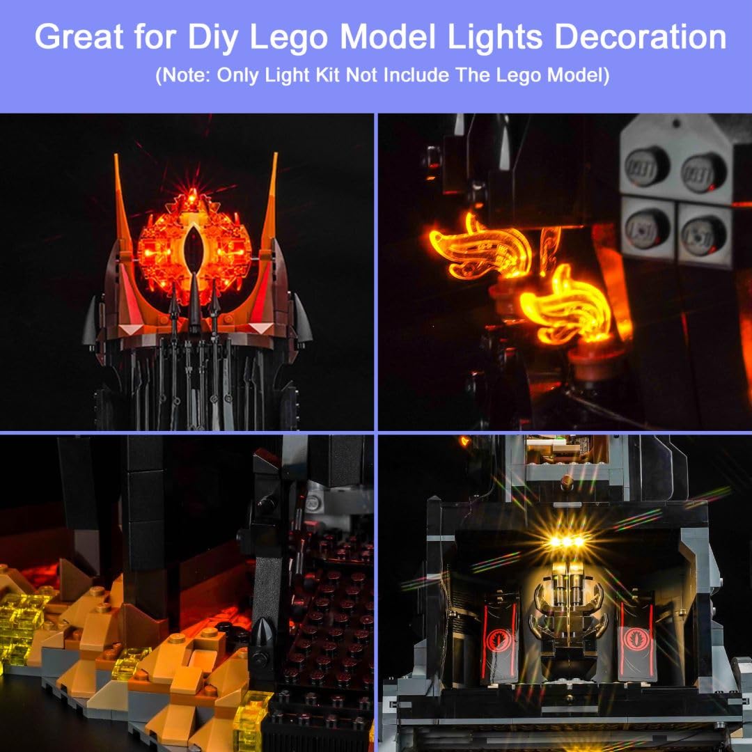 Amazon.com: Hilighting Upgraded Led Light Kit for Lego Barad dur